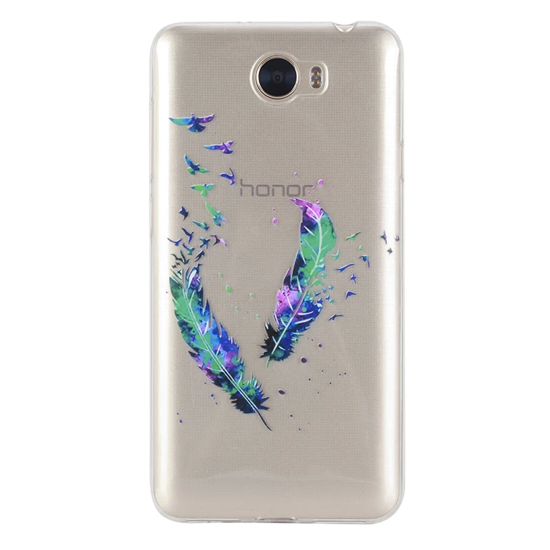Телефон Случаях Для Huawei Y5 II/Y6 II Компактный Мягкий ТПУ ясно Роскошные Животные