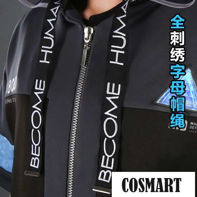 [Сток] Горячая игра Детройт стать человеком Коннор Кара RK800 RK900 Толстовка Куртка Косплей Костюм воплотился как человек повседневная одежда Новинка