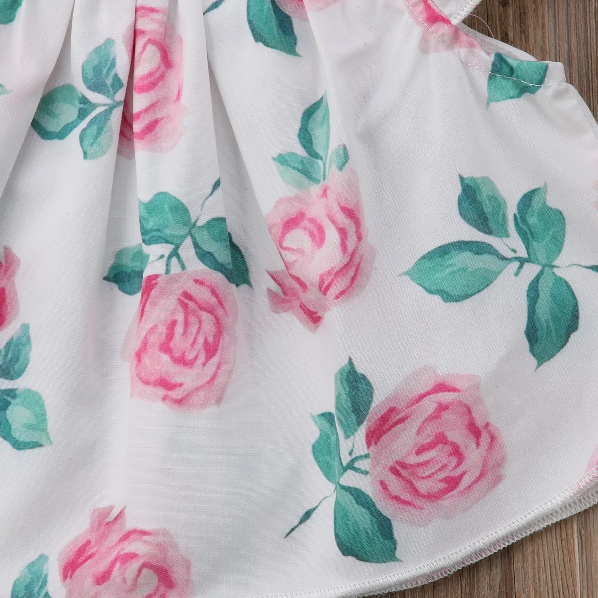 Новая летняя одежда для маленьких девочек США топы с открытыми плечами и