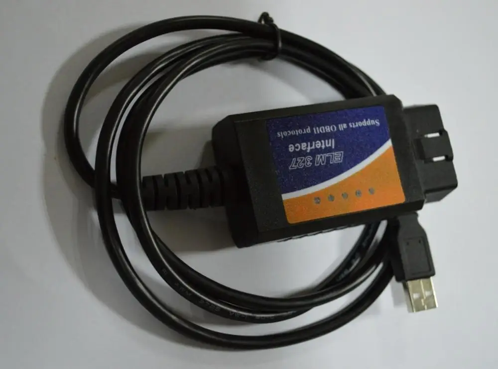

OBD2 ELM327 фара дальнего света, компьютерной диагностики неисправности тестер USB интерфейс линии V1.5 OBDII