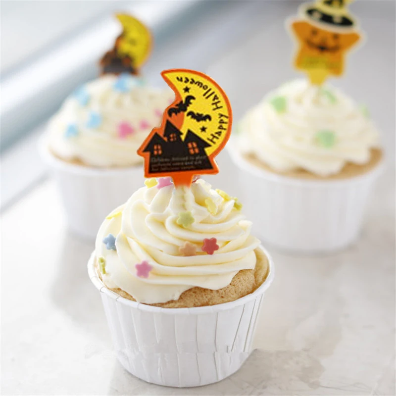 Украшения для торта в виде тыквы 100 шт. Хэллоуин Вечеринка | Дом и сад