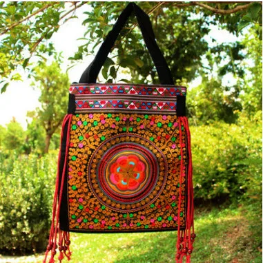 Модная повседневная сумка-тоут с вышивкой! Красивая женская сумка на плечо