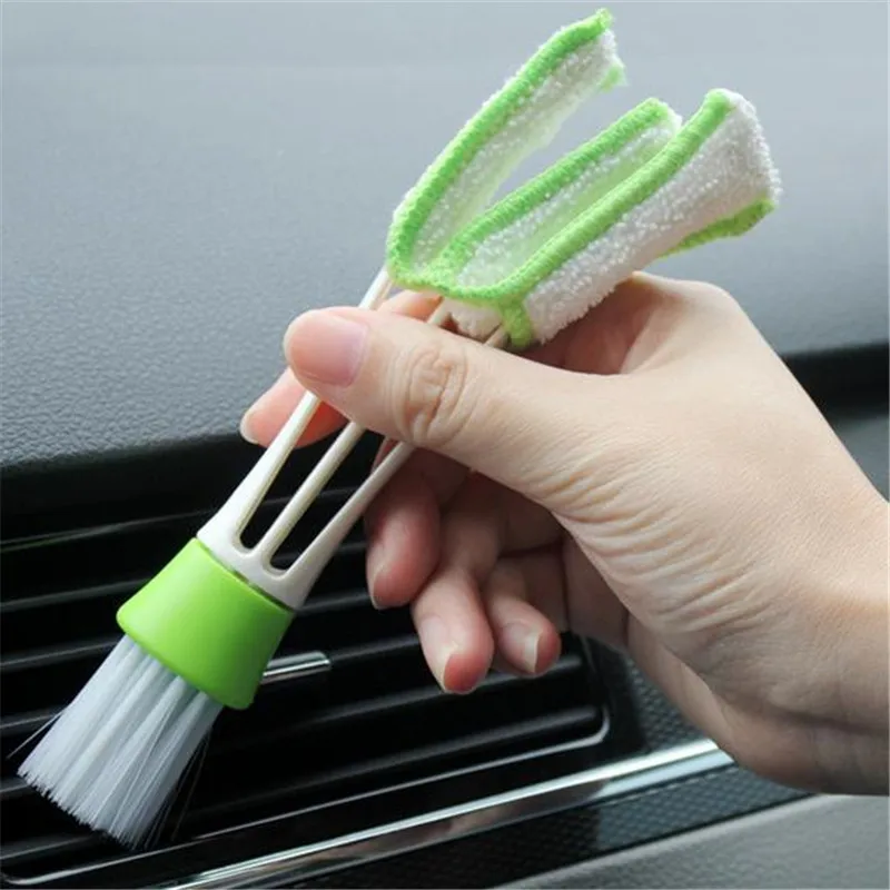 TOSPRA Portable Double Ended Car Cleaning Accessories For Auto Air Conditioner Vent Slit Blinds Cleaner Brush Styling Tools | Автомобили и