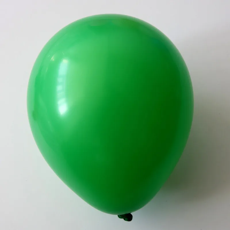 green 200 шт, утолщенные стандартные цвета, Круглый латексный шар на день рождения, свадебное украшение, воздушный шар в форме сердца, градация, 5 дюймов, круглый воздушный шар - Цвет: green