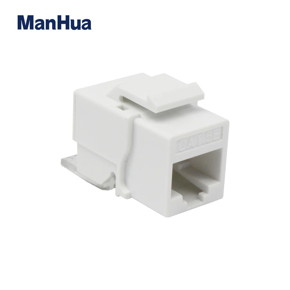 Сетевой модуль ManHua CAT5E сетевой RJ45 разъем Ethernet Keystone Jack компьютерная розетка для