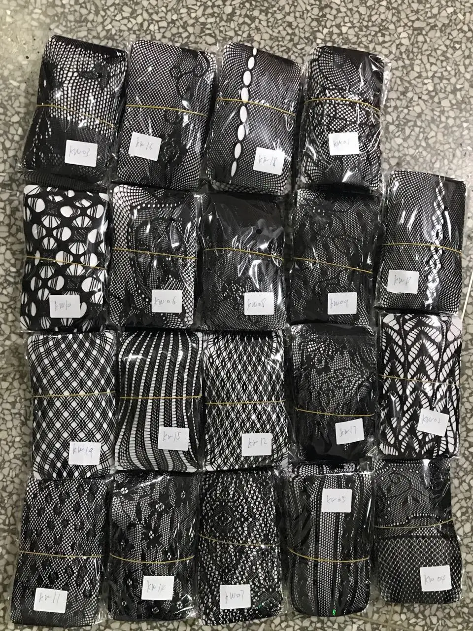 1 шт. модные женские черные ажурные жаккардовые колготки с узором Колготки