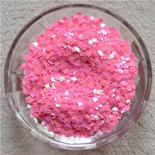 Dark PInk AB Новые разноцветные 30 г 3 мм Lovel в форме цветка ПВХ свободные блестки пайетки Искусство Маникюр/для женщин Diy/свадебные конфетти украшения - Цвет: Dark PInk AB