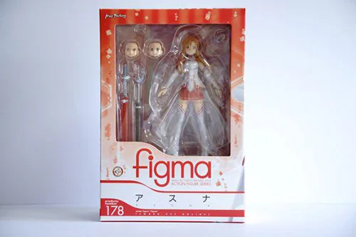 Оптовая/розничная аниме меч искусство онлайн Asuna Figma 178 ПВХ фигурка Коллекционная