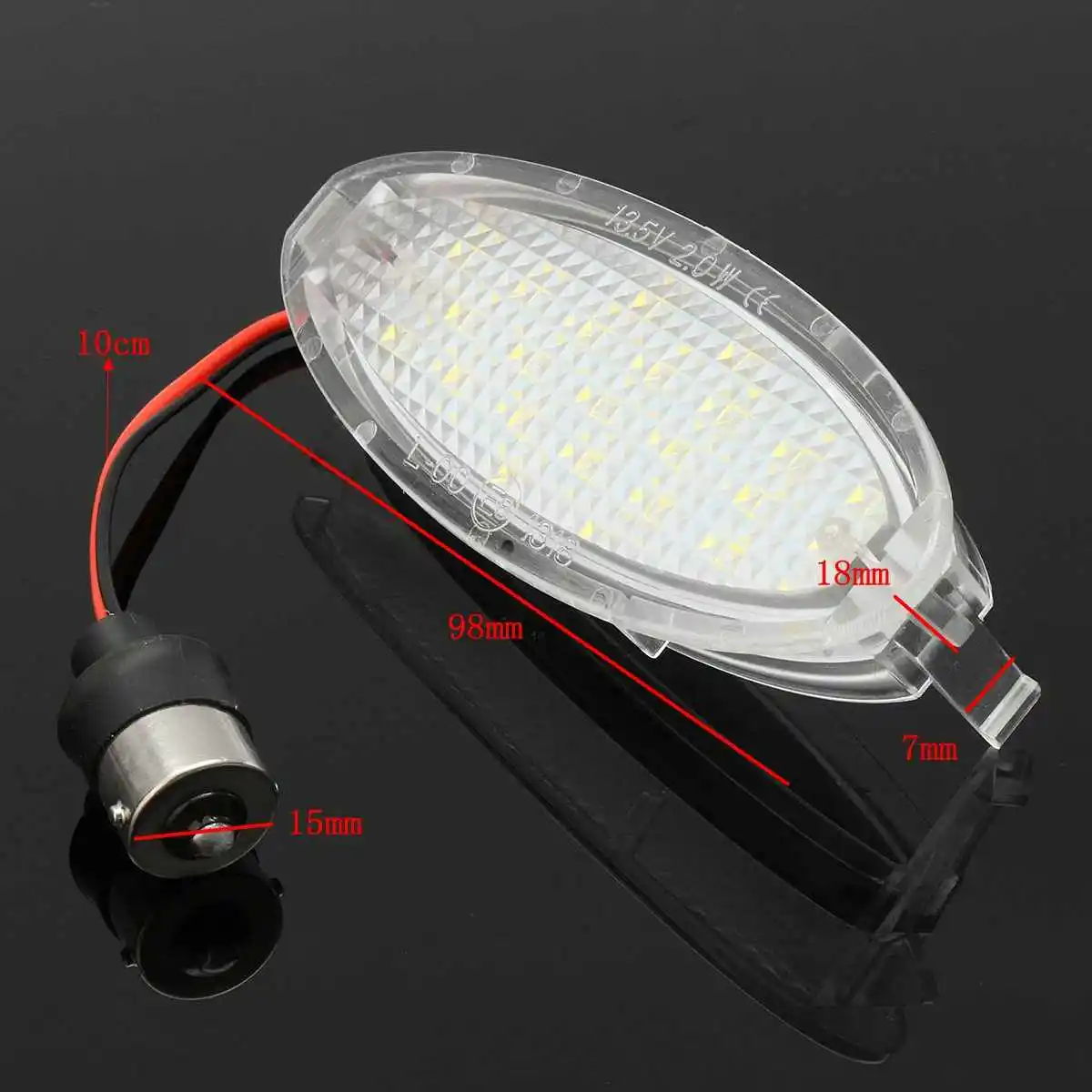 1 шт. 24LED Освещение номерного знака Лампа для освещения номерного знака для Opel/Vauxhall Astra F Corsa B Vectra Canbus без ошибок Автоаксессуары