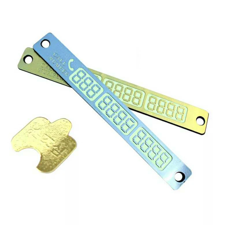 1 pcs Telephone Number Card Temporary Car Parking Notification Night Luminous Stickers Exterior Accessories | Автомобили и