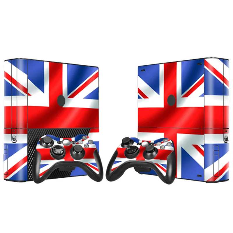 Наклейка с национальным флагом США и Великобритании наклейка на консоль Xbox 360 E