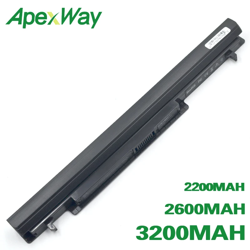 ApexWay Аккумулятор для ноутбука ASUS A31-K56 A32-K56 A41-K56 A42-K56 A46C A46CA A46CB A46CM A46V A56C A56CA A56CB A56CM A56V