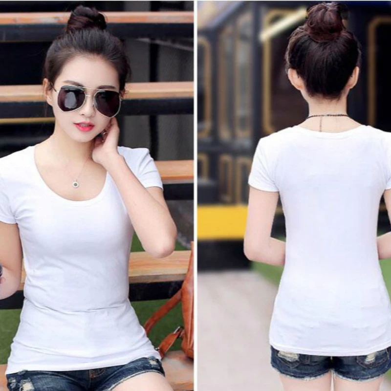 Женская хлопковая футболка с коротким рукавом большие размеры|fashion clothes|fashion t shirtt