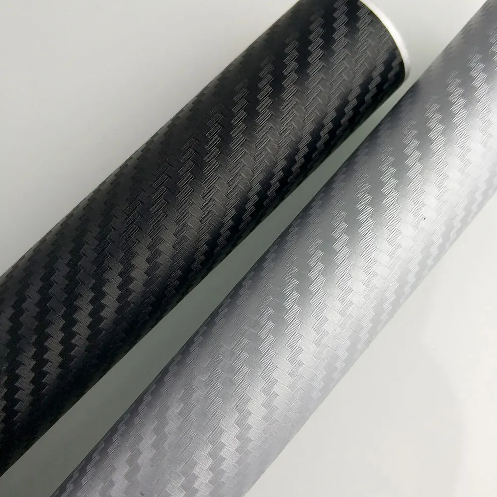 

FEELWIND 127CMx30CM Carbon Fiber Vinyl Film Car Sticker Waterproof DIY Styling Wrap Roll for Peugeot 206 307 208 308