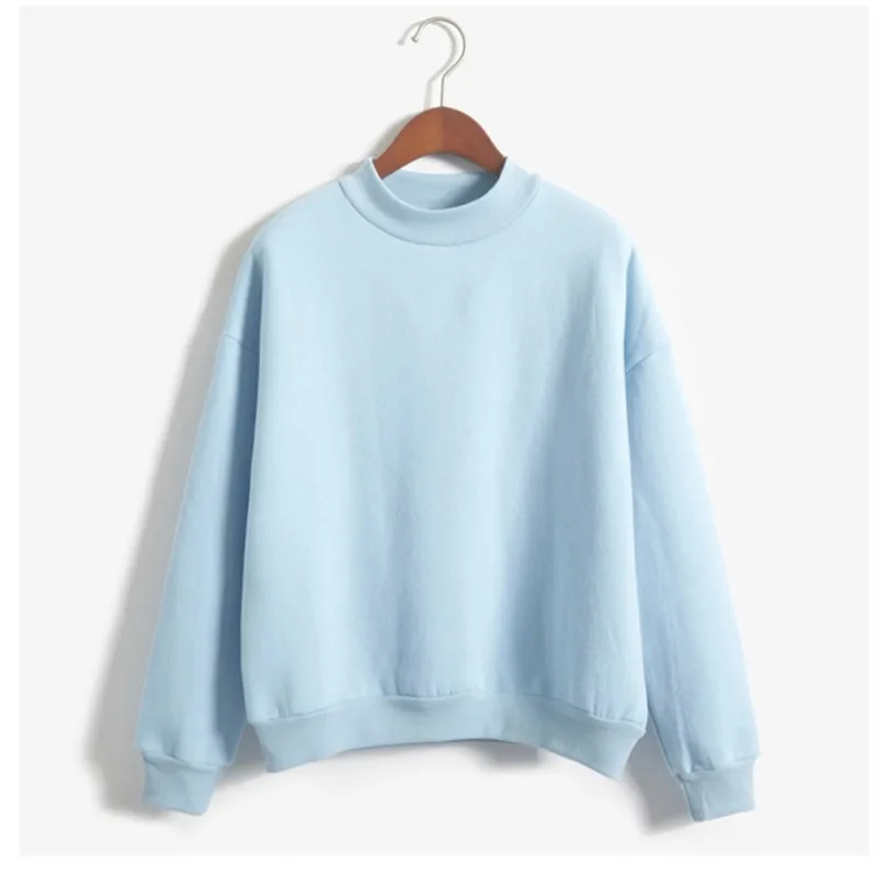 

7 Colors New Autumn Winter Hoodies Sweatshirt Women Plus Size Velvet Thicken Pullover Fashion Casual Hoodies Moleton Coat Q0565