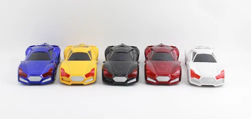 Модные мини-автомобиля Форма Динамик fm Радио USB Micro SD карта TF MP3 плеера стерео