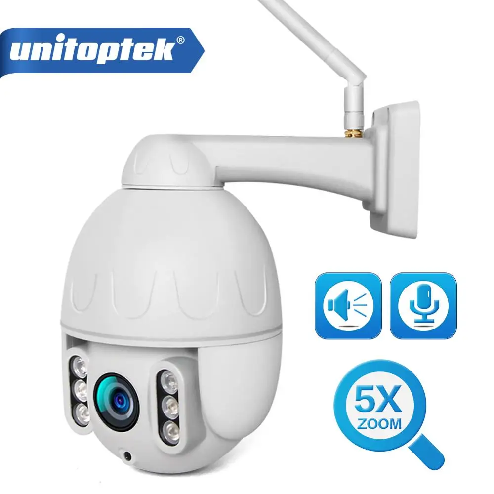 HD 1080 P Мини Беспроводной PTZ wi fi Камера 5X оптический зум 2.0MP IP Открытый ИК 50 м