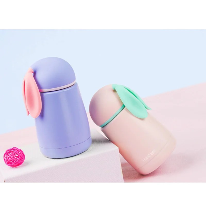 300 мл чашка с кроликом термобутылка для горячей воды Термокружка Детская Милая Из