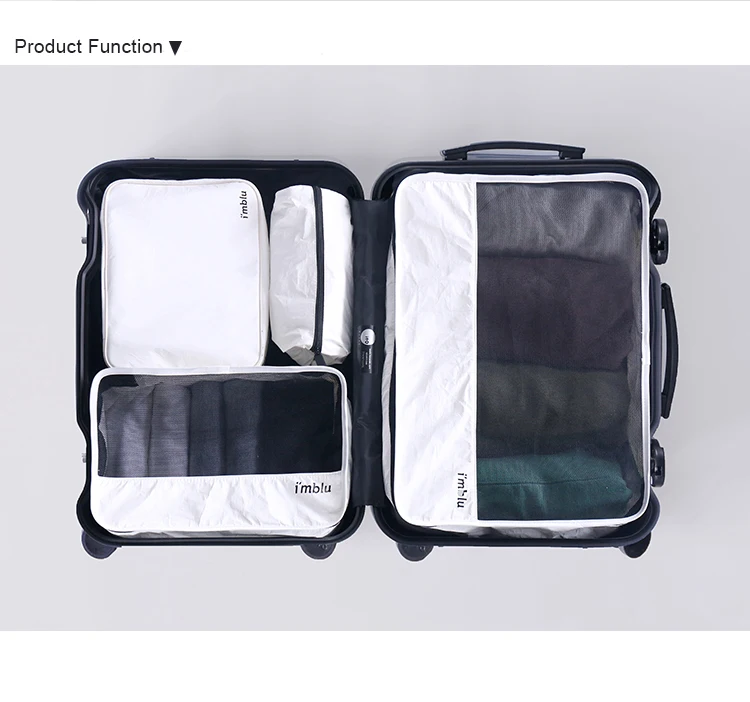 DuPont бумажный дорожный органайзер для багажа-высокое качество Carryon легкие упаковочные кубики сумки для хранения
