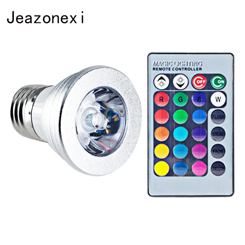 Rgb светодиодные лампы 12 В 24 в 110 220 bombillas 3 Вт E27 E14 GU 10 5 MR16 B22 точечный свет GU10