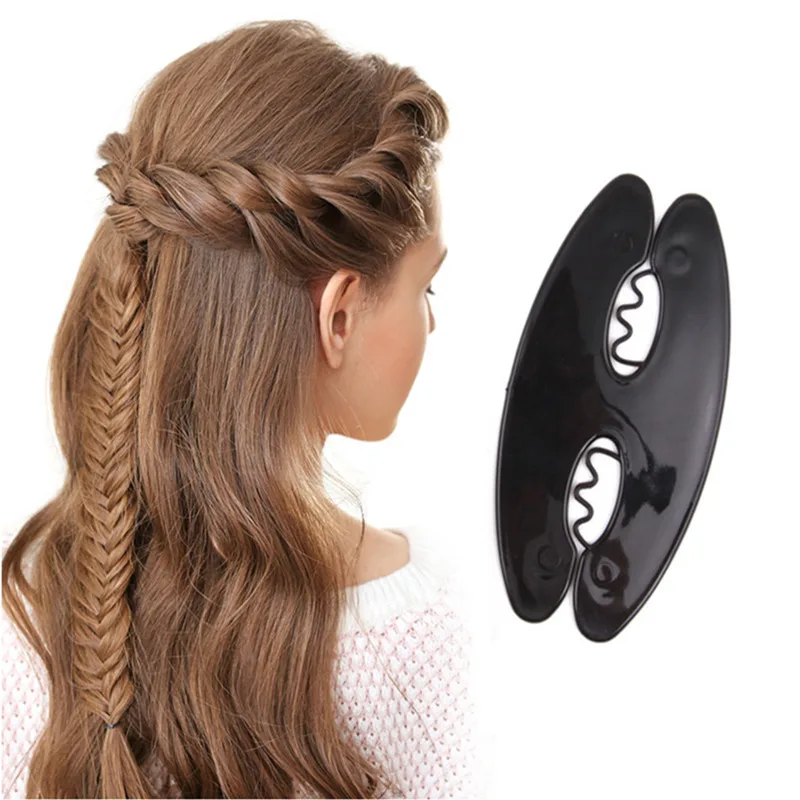 Женский французский приспособление для Плетения КОС Braider крючок с магией для волос, фигурная резинка для волос