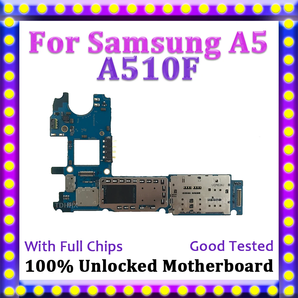 Материнская плата TDHHX для Samsung Galaxy A5 A510F разборная Логическая материнская с
