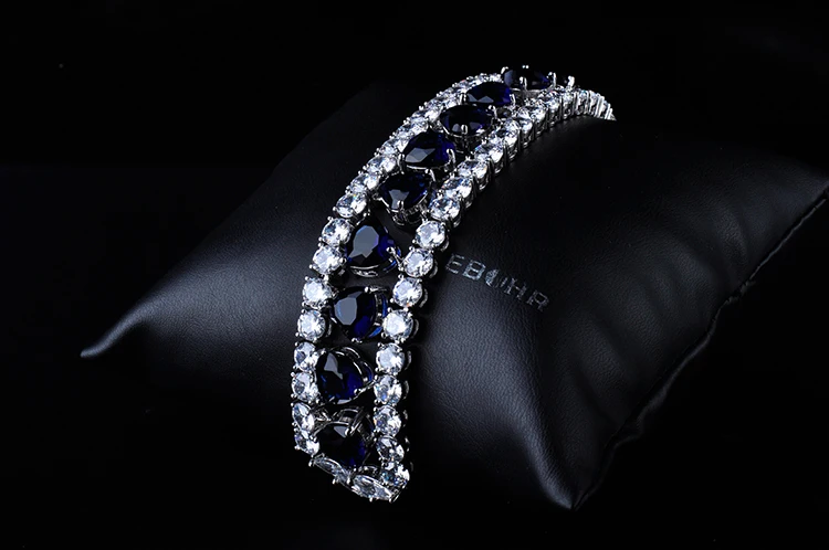 Женский роскошный браслет YAN MEI циркониевые браслеты класса ААА подарочные