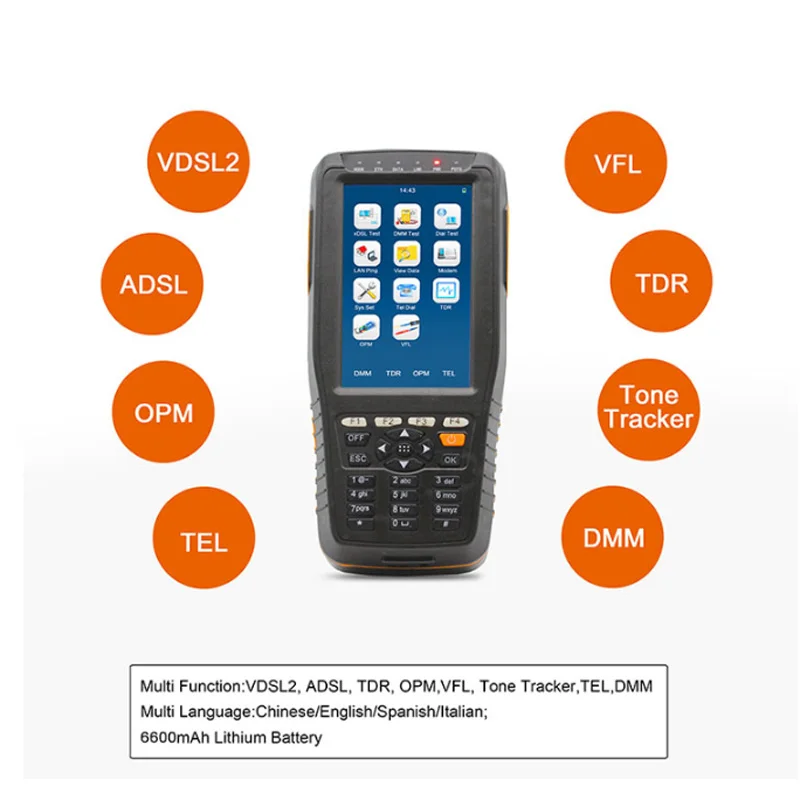 TM600 VDSL VDSL2 ADSL LAN тестер линия xdsl оборудование DSL физический