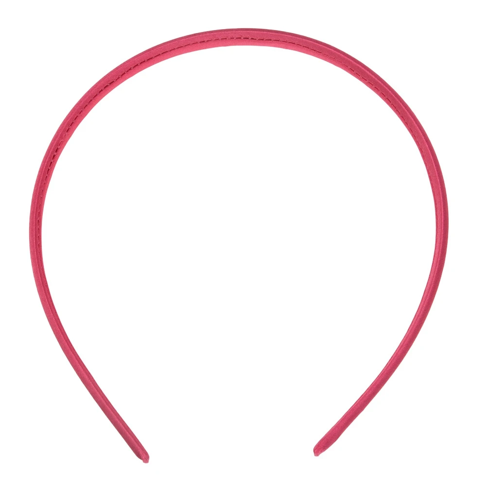 Hot Pink 4 шт. лента для волос 1 см* 36 см обруч для волос аксессуары для волос Diy Единорог вспомогательный оголовье лента для волос модный аксессуар - Цвет: Hot Pink
