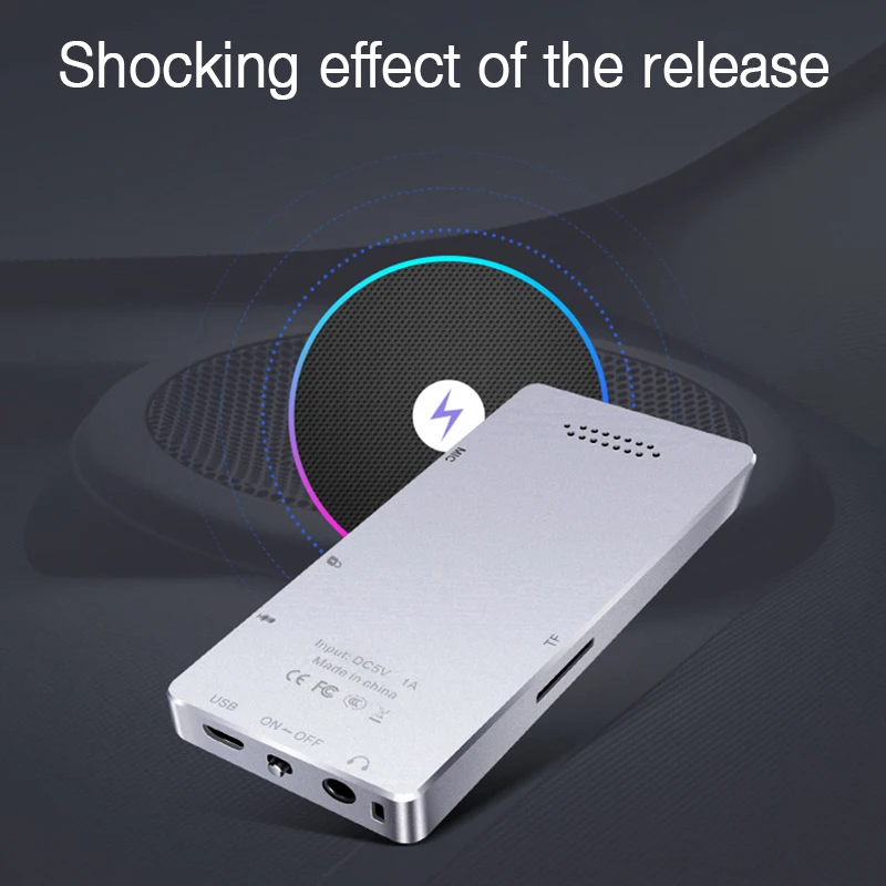 Махди M220 Металл Мини MP3 Hi Fi цифровой аудиоплеер черный Портативный автомобиля