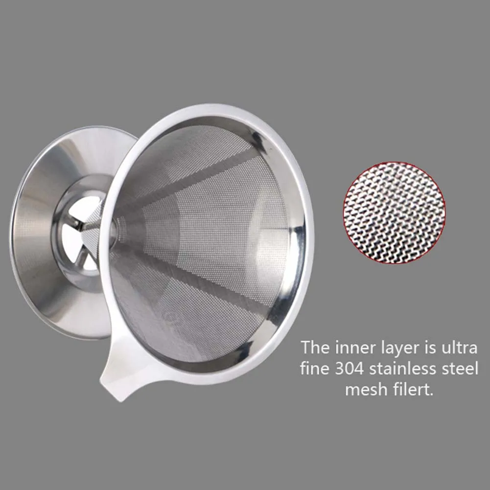 1 шт. капельный портативный ручной многоразовый Кемпинг кофе фильтр инструменты