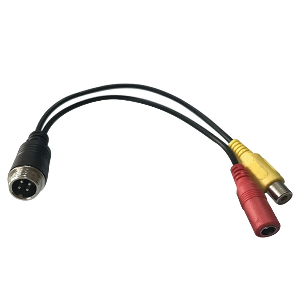 Автомобильный видео кабель RCA 4PIN для парковки заднего вида камеры подключения
