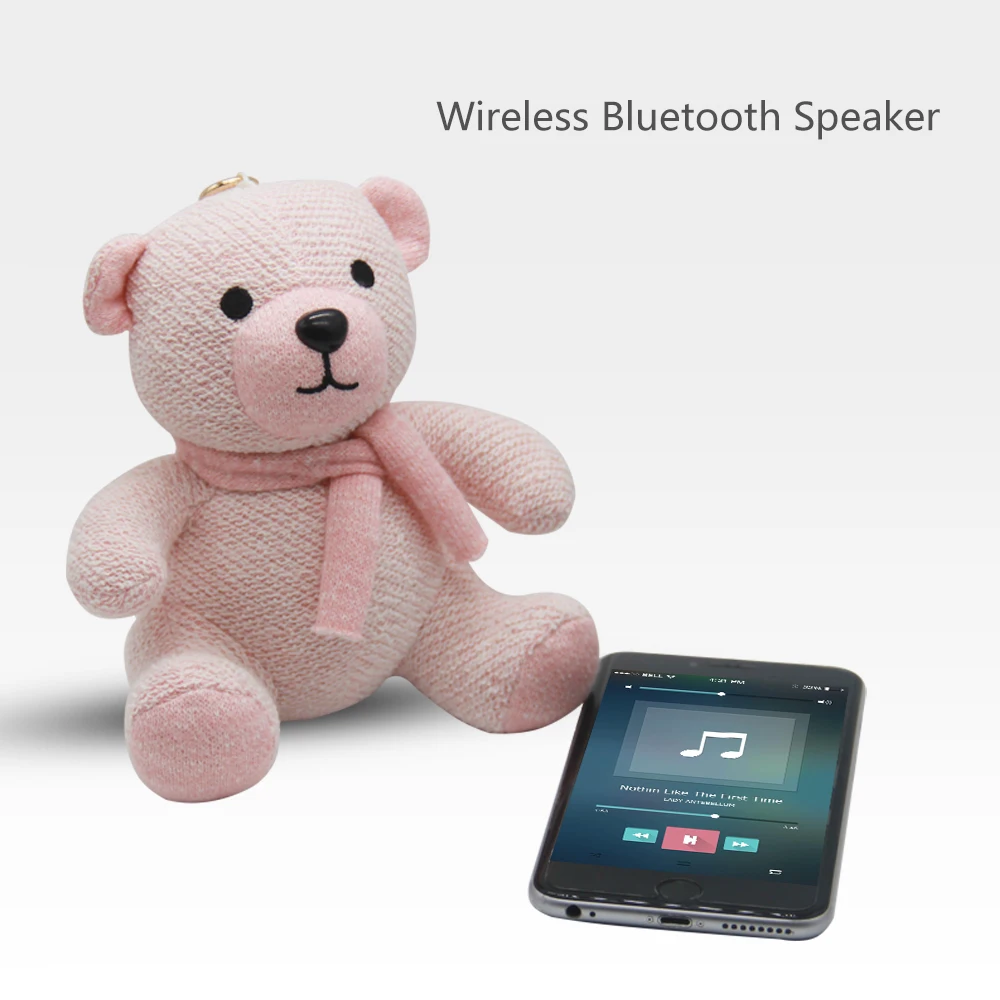Hopestar медведь Портативный bluetooth динамики Беспроводной музыка колонка Поддержка