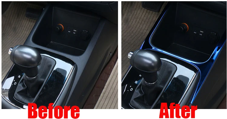 Для Kia K3 2012 2013 из нержавеющей стали отделка передач блестки крышка панели передач декоративные наклейки C1127