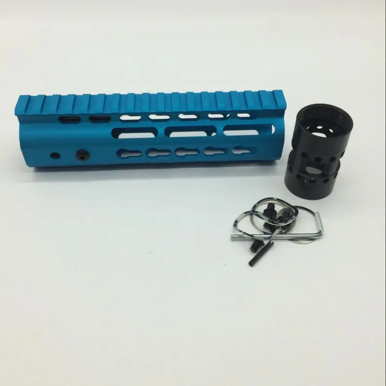 Ультратонкая анодированная синяя Безымянная плавающая защита для рук TriRock 7