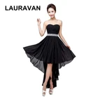 Ярко-розовое, красное, фиолетовое, синее, без бретелек, длина до колена, удлиненное спереди, полуофициальное, черное платье, платья подружки невесты