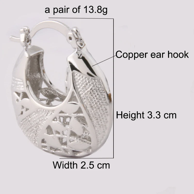 NeeFu WoFu серьги с медным замком брендовые marque boucle doreil Ретро Brinco Orecchino di marca Oorbellen