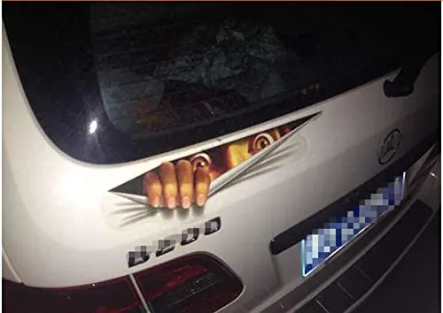 Новый 3d стерео симулятор глаз наклейки на стены автомобиля Забавный