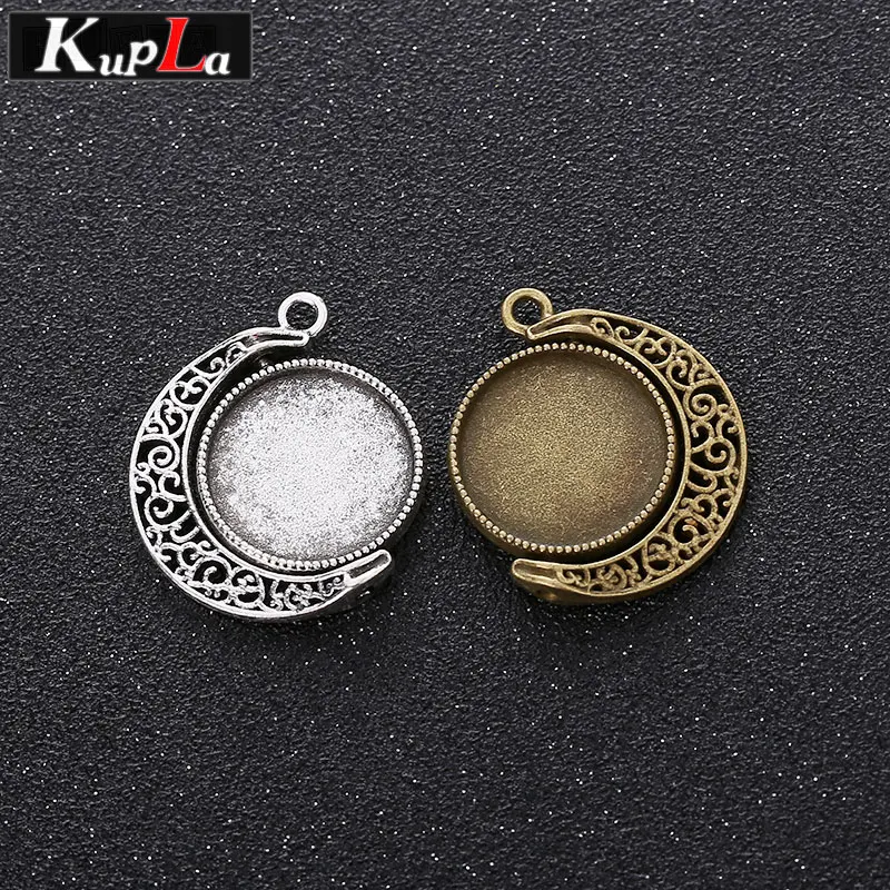 Винтажные металлические двухсторонние 18 мм Кабошон Базовые аксессуары