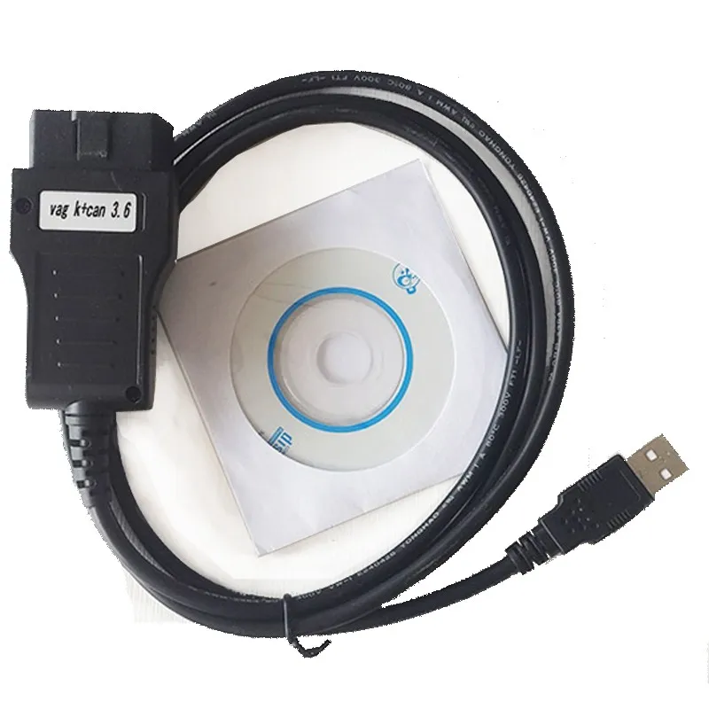 3,6 VAG K CAN Commander 3,6 для Au-di/V-W диагностический инструмент кабель OBDII OBD2 кодовые считыватели сканирующие инструменты с программным обеспечением cd