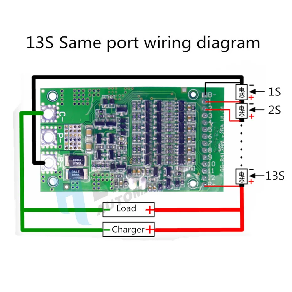 BMS 6S 15A 20A 25A 40A 24V 3,7 V литиевая Защитная плата для 6 пакетов 18650 PCB BMS литий-ионная батарея модуль