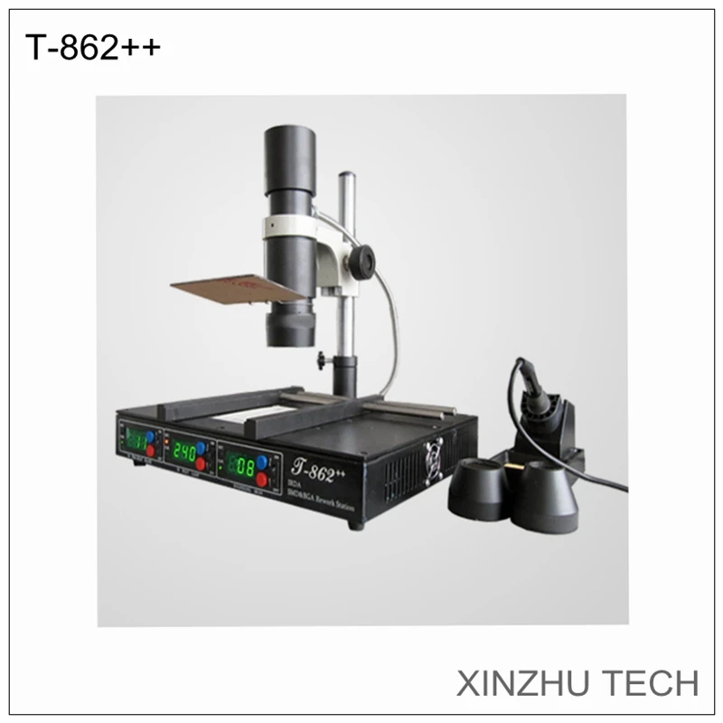 T 862 + ИК паяльная станция IRDA сварщика Инфракрасная SMD для пайки предварительного