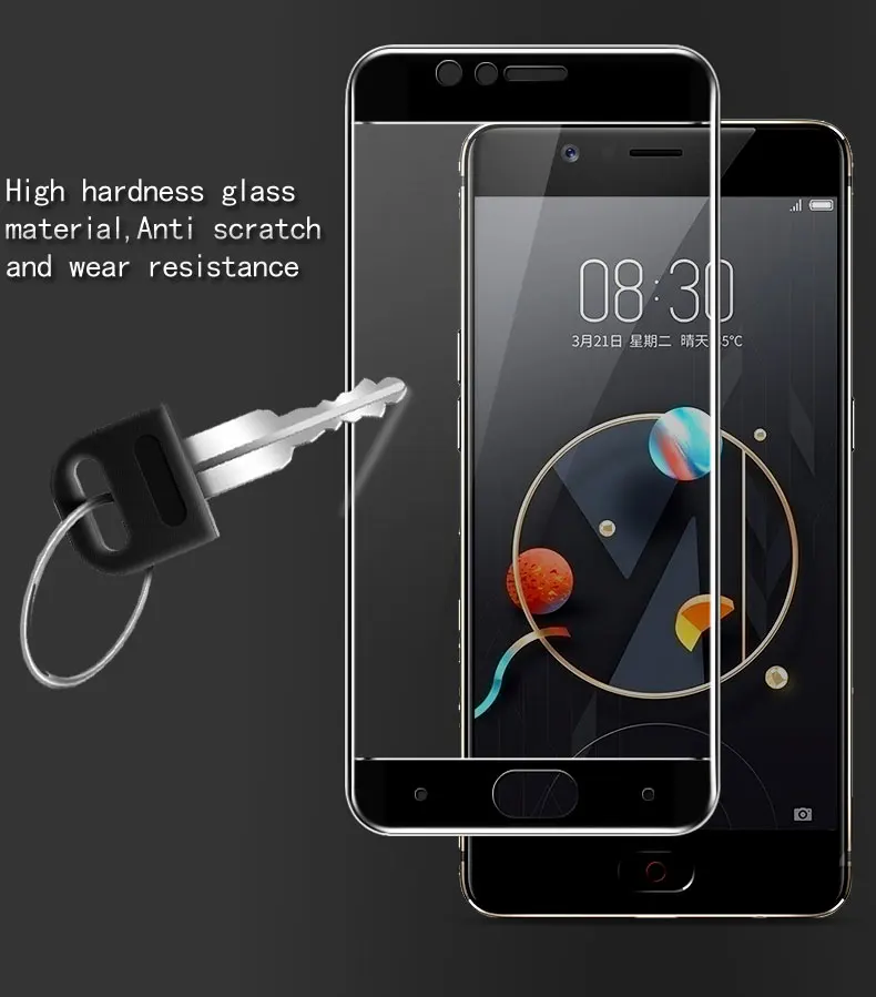 Для nubia M2 Защитная пленка для экрана полная защита IMAK Закаленное стекло Защитная пленка для nubia M2 Glas
