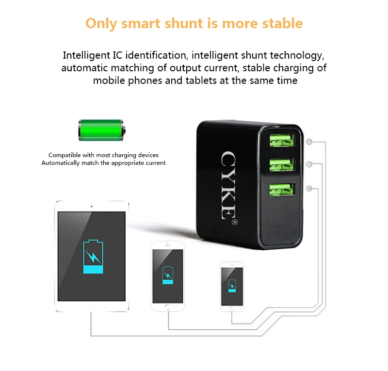 3 порта 5V3A быстрое USB зарядное устройство умный цифровой дисплей зарядная головка для планшета мобильного телефона зарядное устройство для Iphone X для samsung
