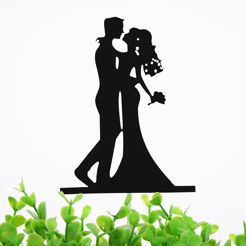 Черные флаги для торта Mr &amp Mrs Kiss Love Kids дня рождения кекса свадьбы юбилея невесты