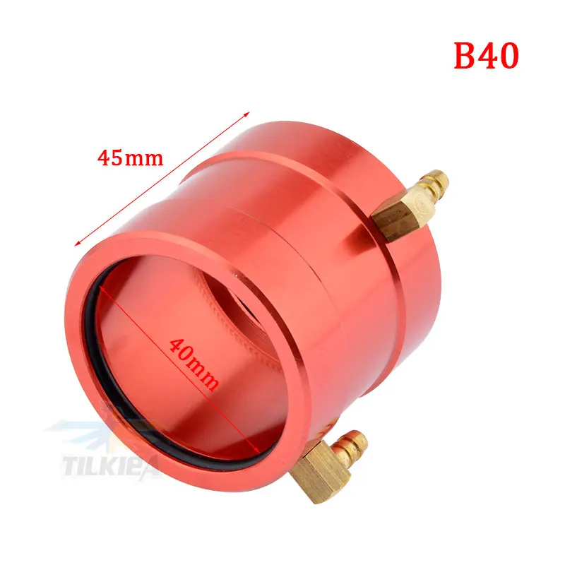 B40 Red 4045 Радиоуправляемая лодка ЧПУ морской двигатель водяного охлаждения куртка Watercool куртка для B20/B28/B36/B40 ID 20/28/29/36/40 мм Rc лодка с бесщеточным двигателем - Цвет: B40 Red 4045