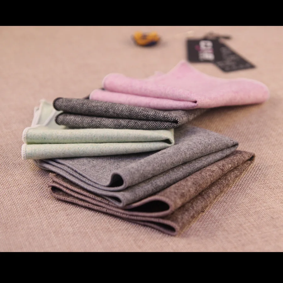 10 шт./лот новый модный дизайнер 16 цветов Мужские Женские однотонные шерстяные