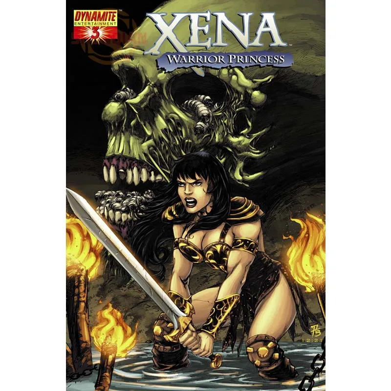 Пользовательские Xena воин постер с принцессой на заказ холст плакат искусство отделочная ткань для дома ткань стены плакат печать шелковая ткань - Цвет: Зеленый