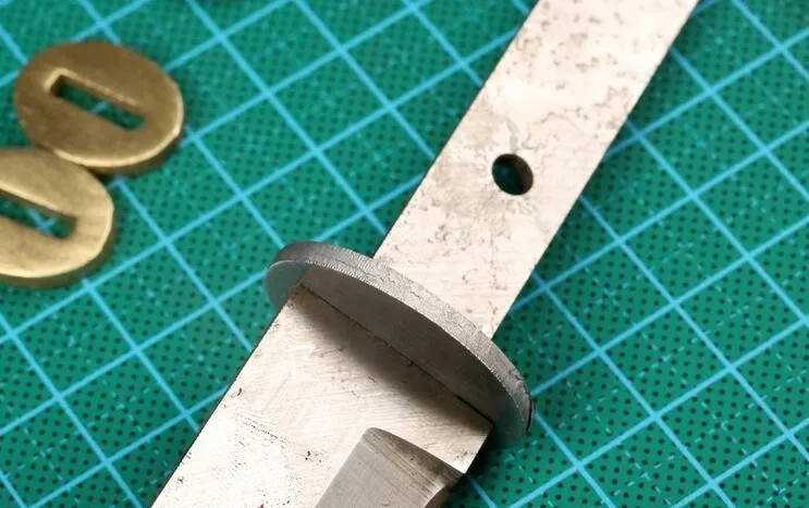 Handguard DIY ручка ножа латунь/нержавеющая сталь защита 6 размер дизайн
