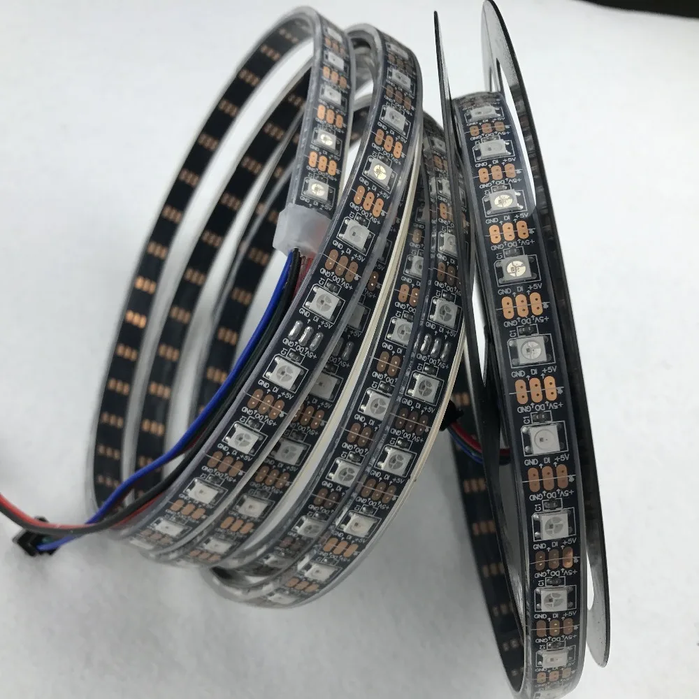 4 м IP68 DC5V WS2812B 240 светодиодный s(60 Светодиодный s/M) адресуемый полноцветный rgb лента